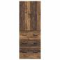 Preview: Schrankset 2 stk. 66 x 34,5 x 87 cm Holzwerkstoff Altholz