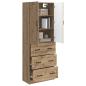 Preview: Schrankset 2 stk. 66 x 34,5 x 87 cm Holzwerkstoff Artisan-Eiche