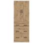 Preview: Schrankset 2 stk. 66 x 34,5 x 87 cm Holzwerkstoff Artisan-Eiche