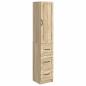 Preview: Schrankset 2 stk. 33 x 34,5 x 87 cm Holzwerkstoff Sonoma-Eiche