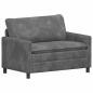 Preview: Sofa Set 2 stk. Hellgrau Polyester