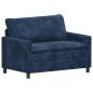 Preview: Sofa Set 2 stk. Marineblau Polyester