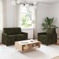 Preview: ARDEBO.de - Sofa Set 2 stk. Grün Polyester