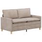 Preview: Sofa Set 2 stk. Beige Polyester