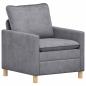 Preview: Sofa Set 2 stk. Hellgrau Polyester