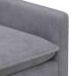 Preview: Sofa Set 2 stk. Hellgrau Polyester