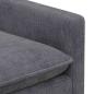 Preview: Sofa Set 2 stk. Dunkelgrau Polyester