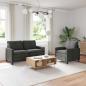 Preview: ARDEBO.de - Sofa Set 2 stk. Anthrazit Polyester