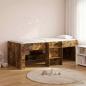 Preview: ARDEBO.de - Hochbett für Kinder Raucheiche 80 x 200 cm Holzwerkstoff