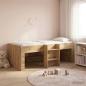 Preview: ARDEBO.de - Hochbett für Kinder Artisan-Eiche 80 x 200 cm Holzwerkstoff