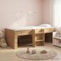 Preview: ARDEBO.de - Hochbett für Kinder Artisan-Eiche 90 x 200 cm Holzwerkstoff