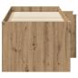 Preview: Hochbett für Kinder Artisan-Eiche 90 x 200 cm Holzwerkstoff