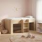 Preview: ARDEBO.de - Hochbett für Kinder Sonoma-Eiche 80 x 160 cm Holzwerkstoff