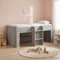 Preview: Hochbett für Kinder Sonoma-Grau 80 x 160 cm Holzwerkstoff
