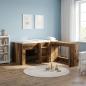 Preview: ARDEBO.de - Hochbett für Kinder Altholz 80 x 160 cm Holzwerkstoff