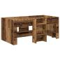Preview: Hochbett für Kinder Altholz 80 x 160 cm Holzwerkstoff