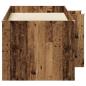 Preview: Hochbett für Kinder Altholz 80 x 160 cm Holzwerkstoff