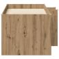 Preview: Hochbett für Kinder Artisan-Eiche 80 x 160 cm Holzwerkstoff