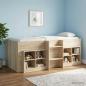 Preview: ARDEBO.de - Hochbett für Kinder Sonoma-Eiche 90 x 190 cm Holzwerkstoff