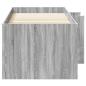 Preview: Hochbett für Kinder Sonoma-Grau 75 x 190 cm Holzwerkstoff