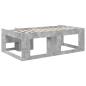 Preview: Kinderbettgestell mit Stauraum Betongrau 90 x 200 cm
