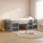 Preview: ARDEBO.de - Kinderbettgestell mit Stauraum Sonoma-Grau 90 x 200 cm