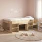 Preview: ARDEBO.de - Kinderbettgestell mit Stauraum Sonoma-Eiche 100 x 200 cm