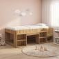Preview: ARDEBO.de - Kinderbettgestell mit Stauraum Artisan-Eiche 98,5 x 200 cm