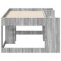 Preview: Kinderbettgestell mit Stauraum Sonoma-Grau 80 x 160 cm