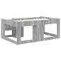 Preview: Kinderbettgestell mit Stauraum Sonoma-Grau 80 x 160 cm
