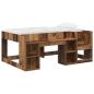 Preview: Kinderbettgestell mit Stauraum Altholz 80 x 160 cm