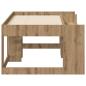 Preview: Kinderbettgestell mit Stauraum Artisan-Eiche 80 x 160 cm
