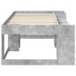 Preview: Kinderbettgestell mit Stauraum Betongrau 90 x 190 cm