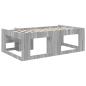 Preview: Kinderbettgestell mit Stauraum Sonoma-Grau 90 x 190 cm