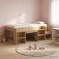 Preview: ARDEBO.de - Kinderbettgestell mit Stauraum Artisan-Eiche 90 x 190 cm