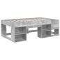 Preview: Kinderbettgestell mit Stauraum Betongrau 75 x 190 cm
