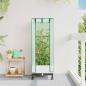 Preview: ARDEBO.de - Gartenplanter mit Gewächshausabdeckung und Rädern Weiß PP