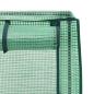 Preview: Gartenplanter mit Gewächshausabdeckung und Rädern 3 Stk. PP