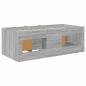 Preview: Loft Bettgestell mit Schrank 3 stk. Sonoma-Grau Holzwerkstoff