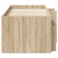 Preview: Loft Bettgestell mit Schrank 3 stk. Sonoma-Eiche Holzwerkstoff