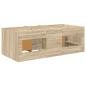 Preview: Loft Bettgestell mit Schrank 3 stk. Sonoma-Eiche Holzwerkstoff