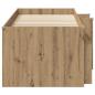 Preview: Loft Bettgestell mit Schrank 3 stk. Artisan-Eiche Holzwerkstoff