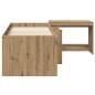 Preview: Hochbett mit Schreibtisch für Kinder 2 Stk. Artisan-Eiche