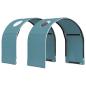 Preview: Bett mit Tunnel 3 Stk. Sonoma Eiche und Hellblau Holzwerkstoff