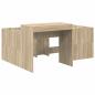 Preview: Bett mit Tunnel 3 stk. Sonoma Eiche und Hellblau Holzwerkstoff