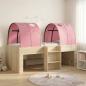 Preview: ARDEBO.de - Bett mit Tunnel 3 Stk. Sonoma Eiche und Pink Holzwerkstoff