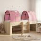 Preview: ARDEBO.de - Bett mit Tunnel 4 stk. Sonoma und Pink Holzwerkstoff