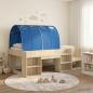 Preview: ARDEBO.de - Bett mit Tunnel 3 stk. Sonoma Eiche und Blau Holzwerkstoff