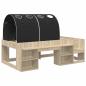 Preview: Hochbett für Kinder mit Stauraum 3 Stk. Holzwerkstoff