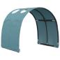 Preview: Bett mit Tunnel 3 Stk. Weiß und Hellblau Holzwerkstoff